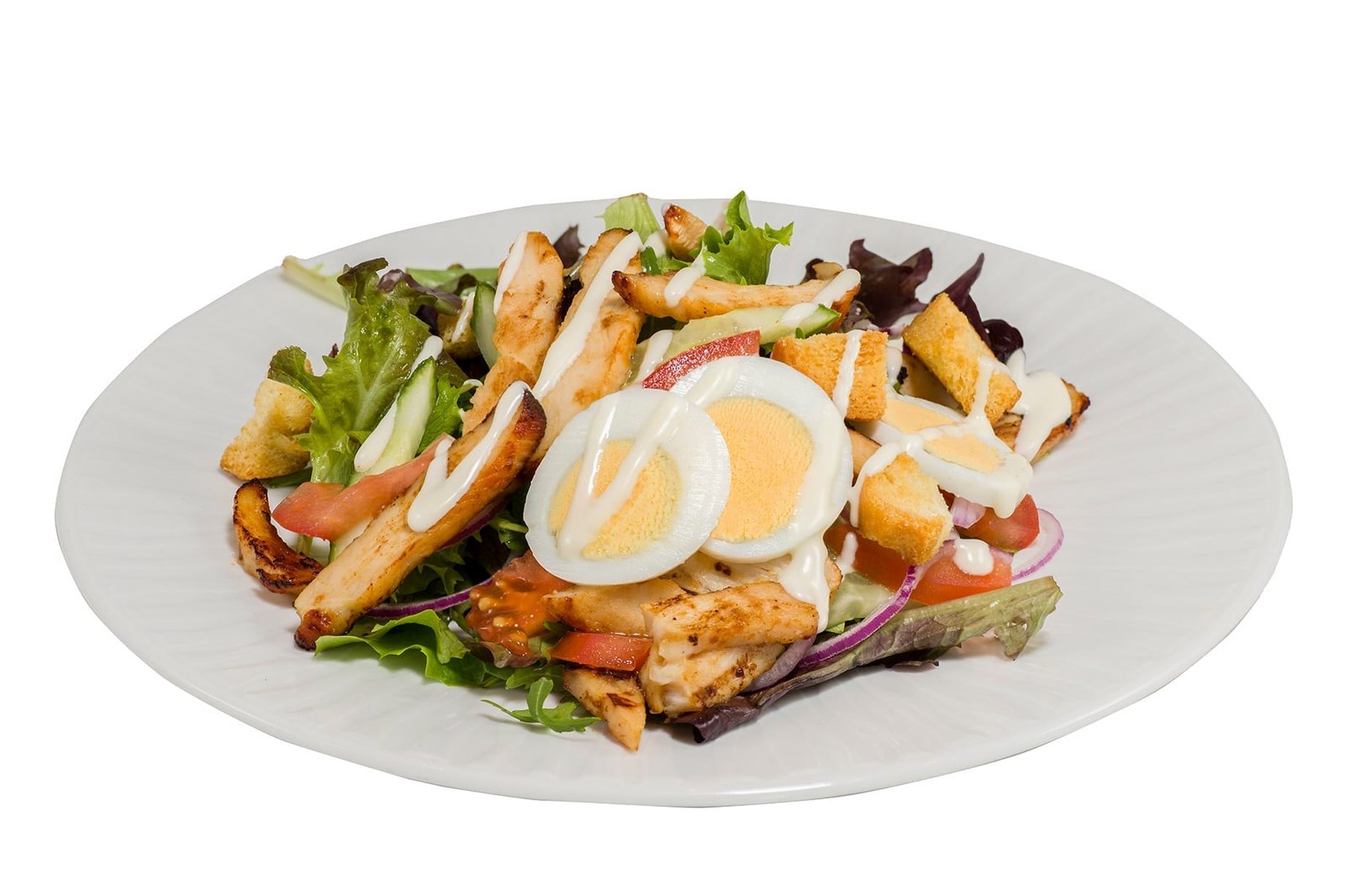 Ceasar Salade met kip and ei Snackbar Eetbaar Ceasar Salade met kip and ei Snackbar Eetbaar