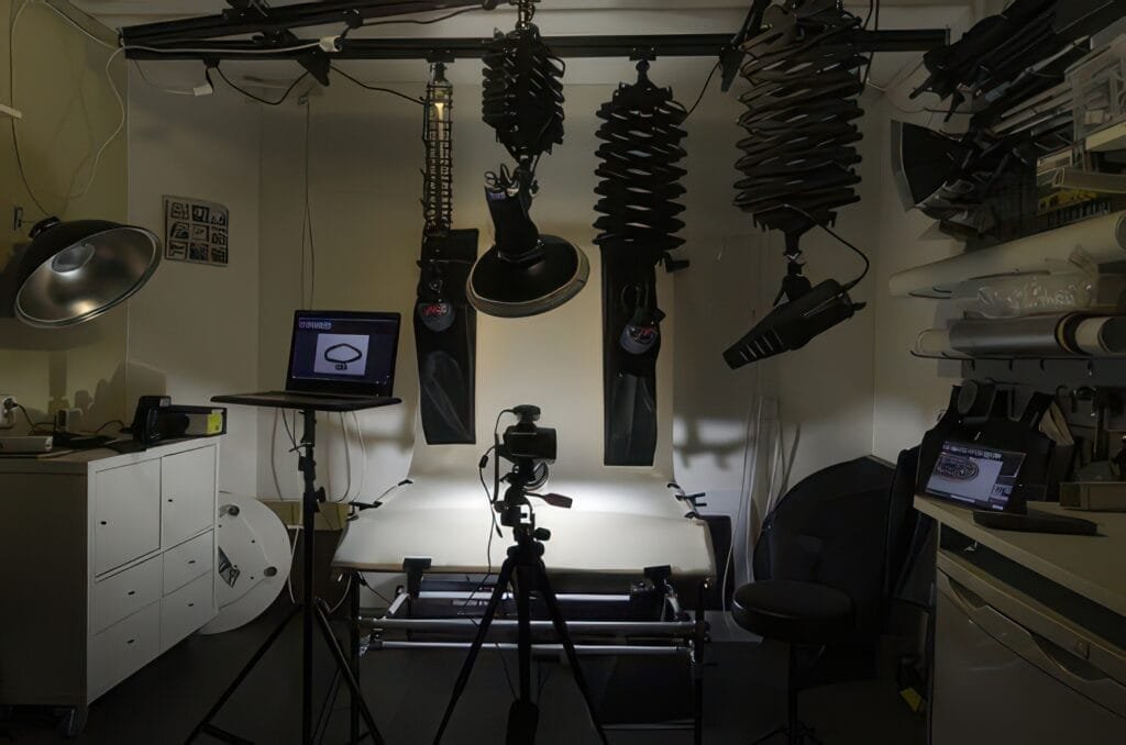 Product Fotografie studio-inrichting