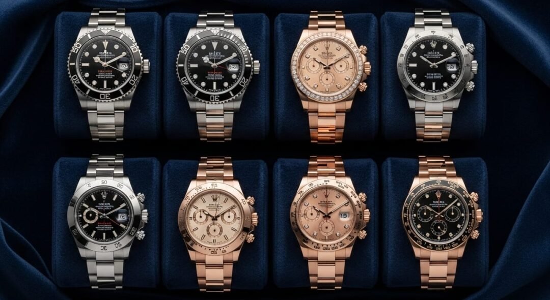 rolex-watch-collection-3x3-grid-top-down-display