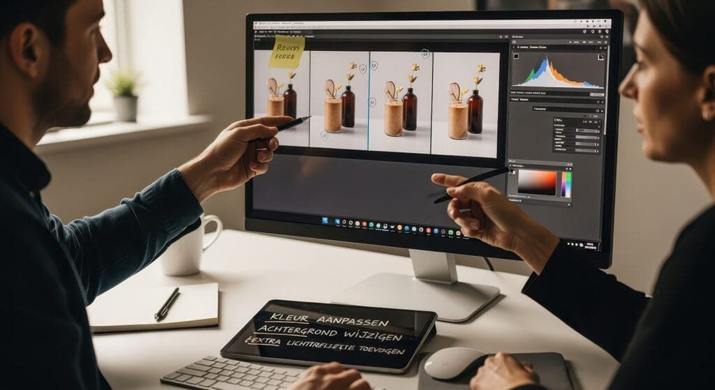 Revisie en Nabewerking ProductFotoAI