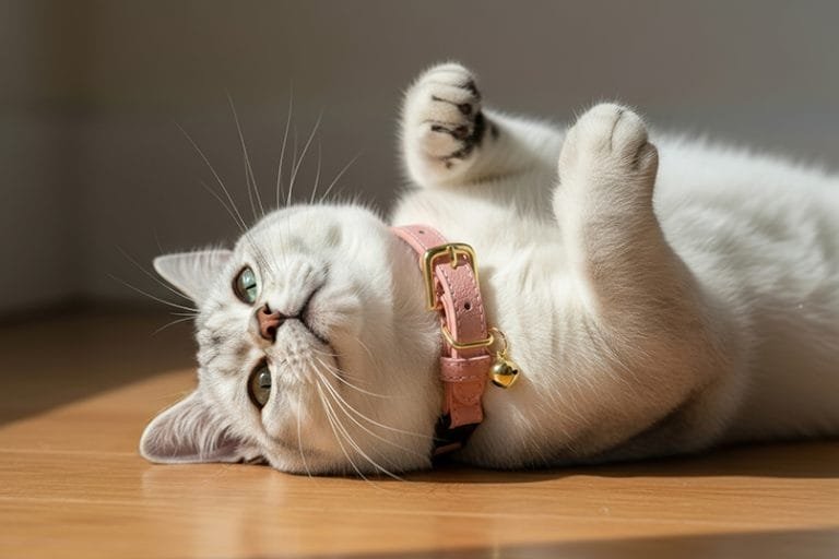 Elke halsbandkleur op de juiste kat in beeld