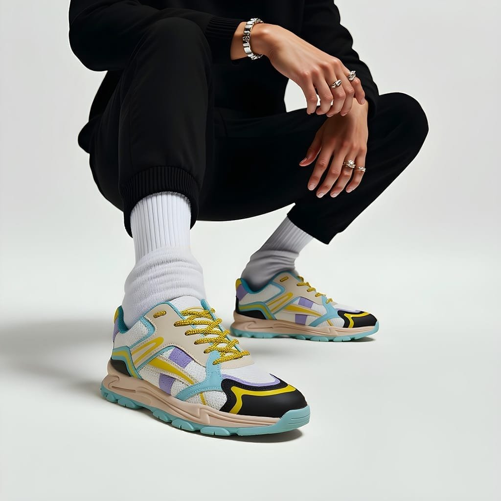 kleurvolle-sneakers-close-up-studiofashion-sportieve-look-ai-productfoto-productfotoai kleurvolle-sneakers-close-up-studiofashion-sportieve-look-ai-productfoto-productfotoai