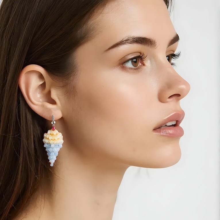 oorbel-ijsje-handgemaakt-kralen-pastel-parel oorbel-ijsje-handgemaakt-kralen-pastel-parel